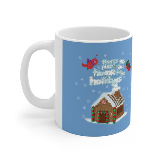 Gingerbread Home for the Holidays Ceramic Mug 11oz
