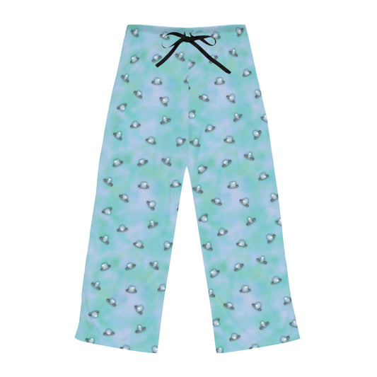 Wedding Ring Blue Women's Pajama Pants
