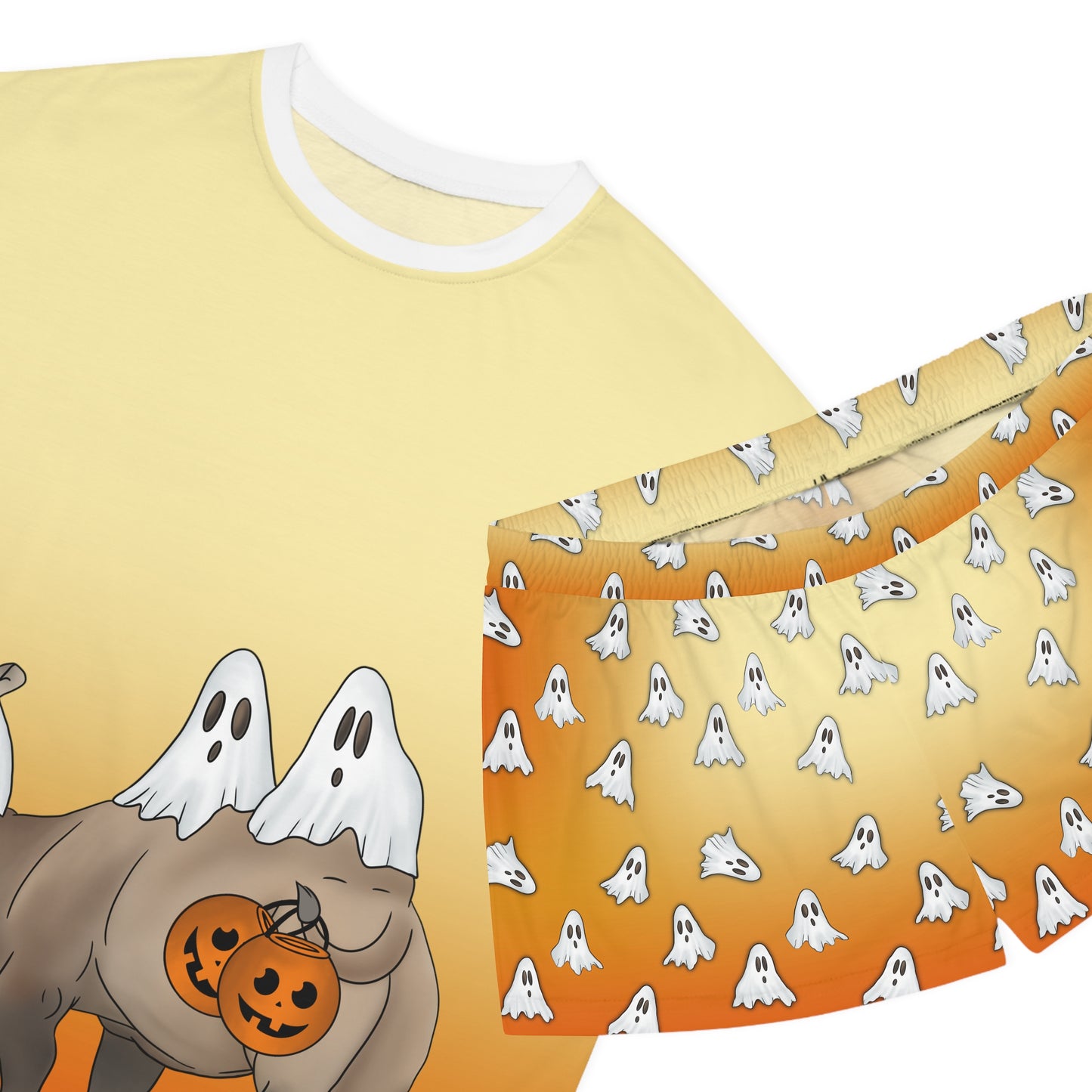 Camel Trick or Treat Women's Short Pajama Set