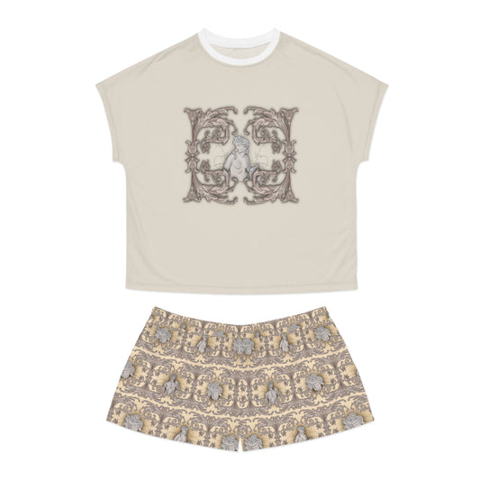 Greek Goddess Women's Short Pajama Set