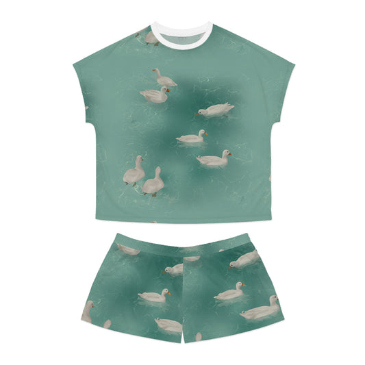 Ducks Women's Short Pajama Set