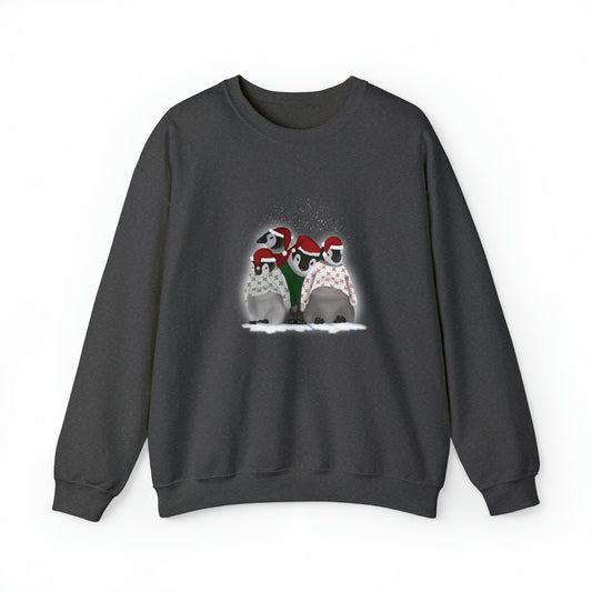 Penguins in Christmas Sweaters Unisex Heavy Blend™ Crewneck Sweatshirt
