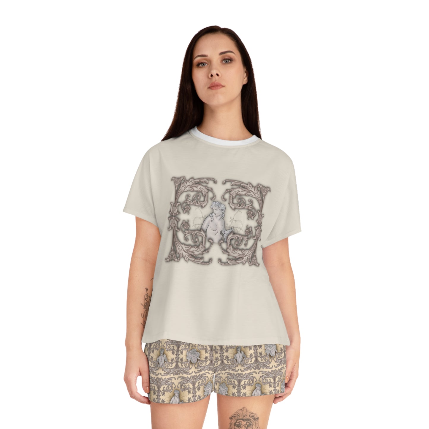 Greek Goddess Women's Short Pajama Set