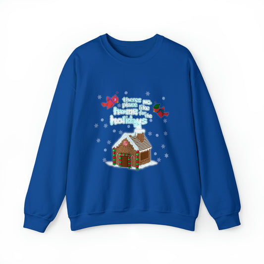 Gingerbread Home for the Holiday Unisex Heavy Blend™ Crewneck Sweatshirt